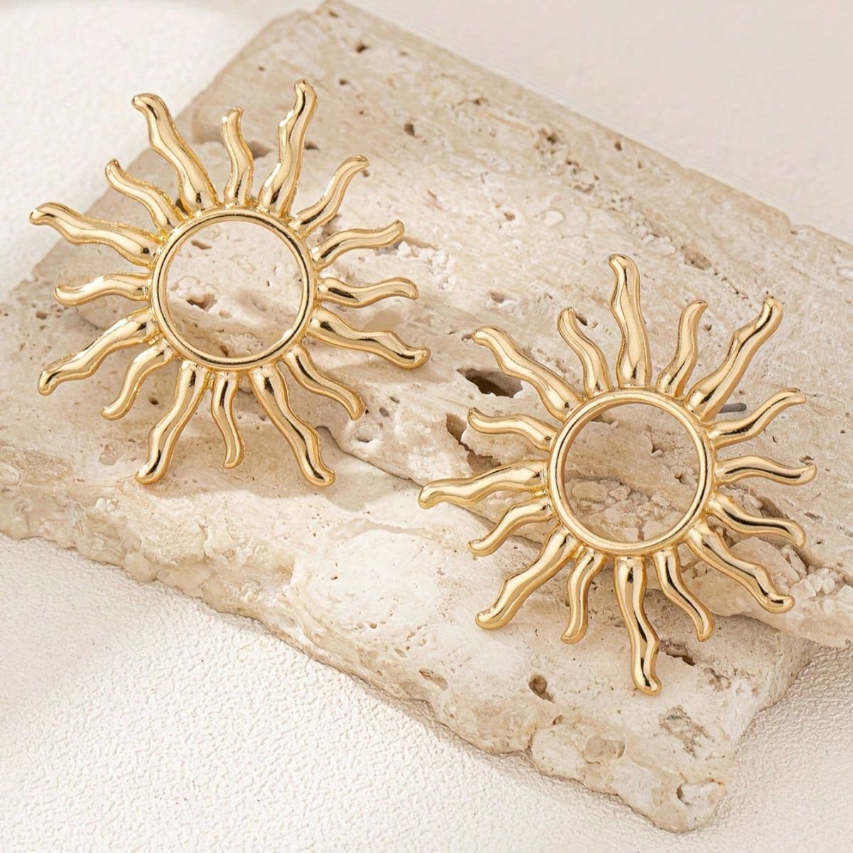 Sunburst Stud Earrings