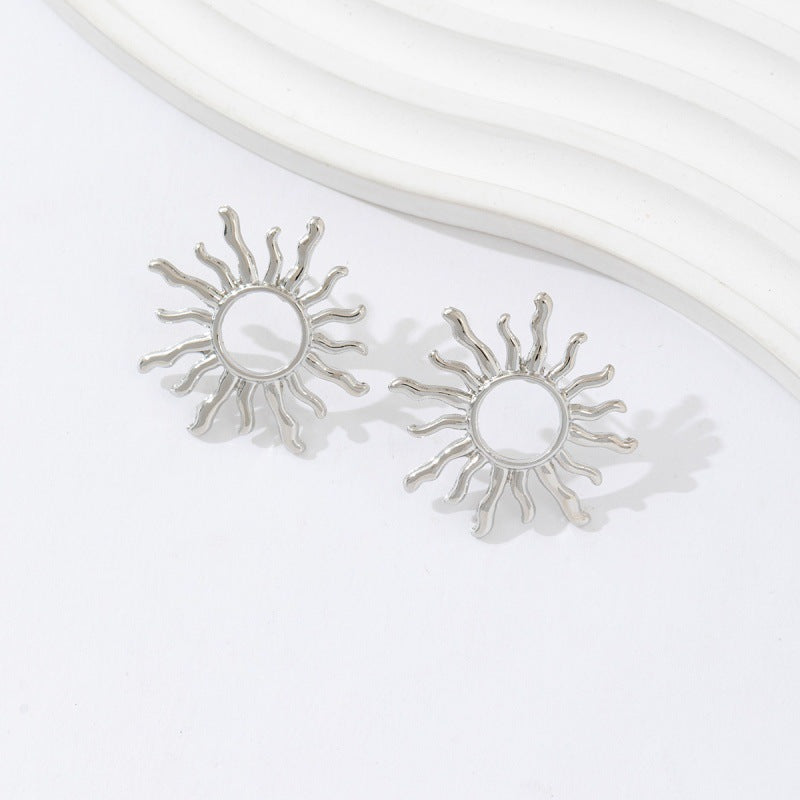 Sunburst Stud Earrings