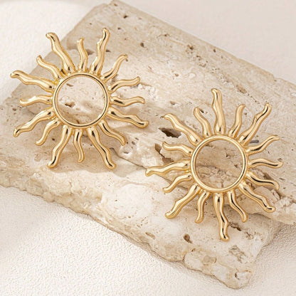 Sunburst Stud Earrings