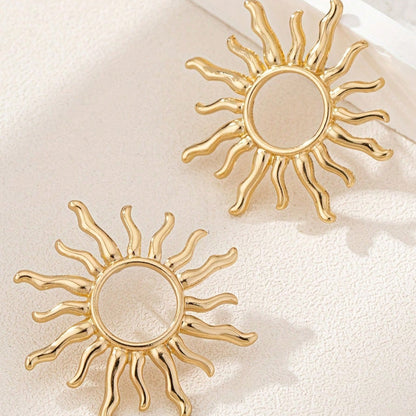 Sunburst Stud Earrings