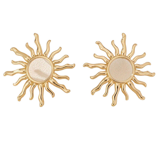 Sunburst Stud Earrings