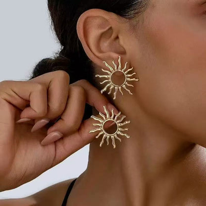Sunburst Stud Earrings