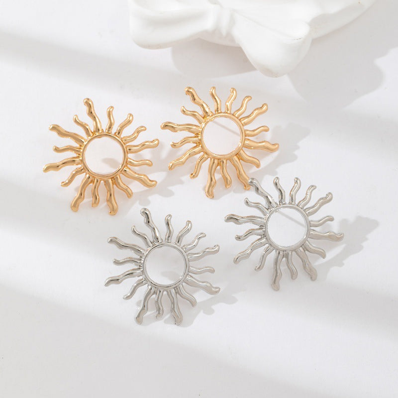 Sunburst Stud Earrings