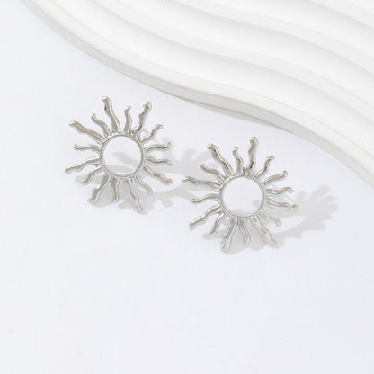 Sunburst Stud Earrings