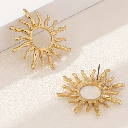 Sunburst Stud Earrings